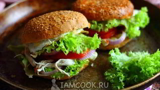 Омлет-бургер