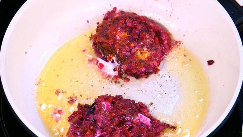 свекольно-чечевичные бургеры