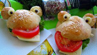 Веселые бургеры на пикничок