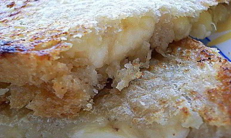 Рецепт бутерброда крок-мсье с бананом