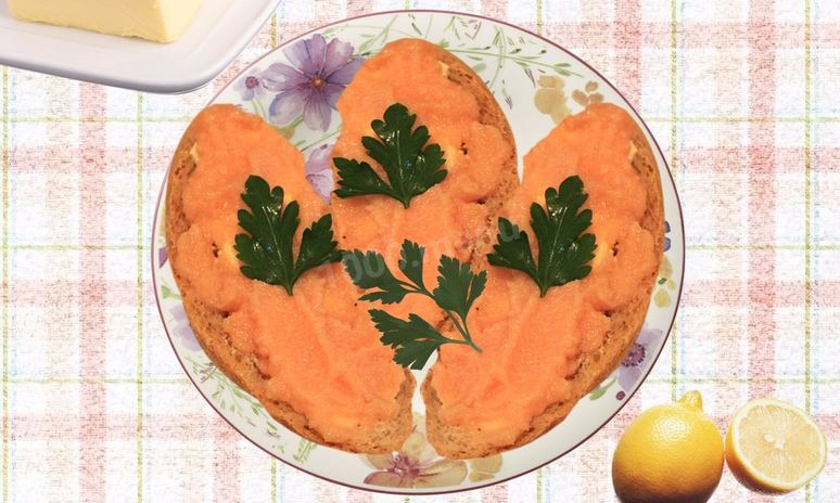 Рецепт бутерброда с икрой трески