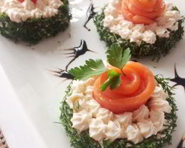 Бутерброд со сливочно-рыбным кремом