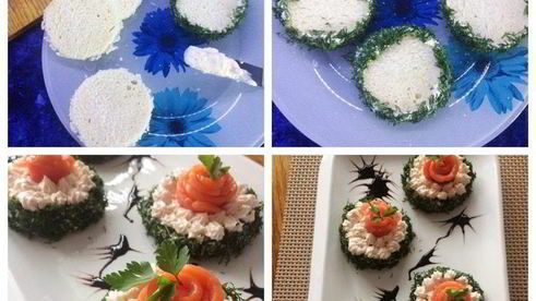 бутерброд со сливочно-рыбным кремом