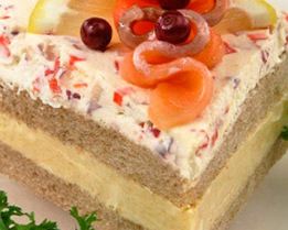 Бутербродный торт Элитный