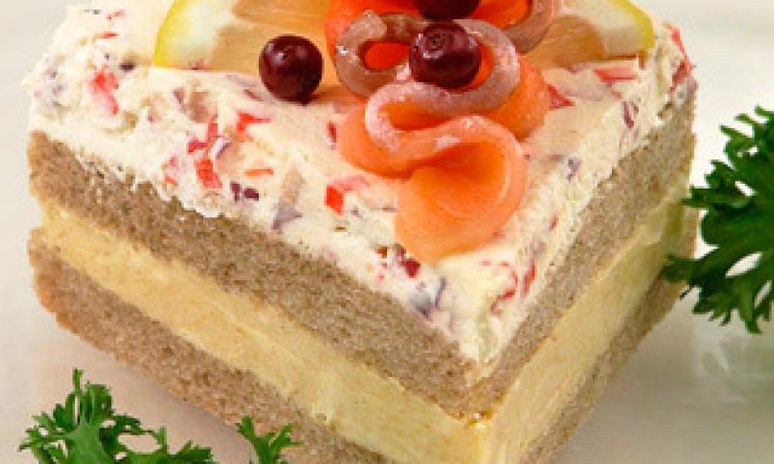 Рецепт бутербродного торта элитного