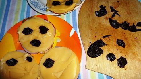 бутерброды футбольный мяч