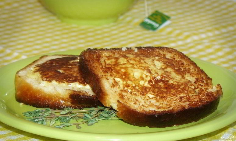 Рецепт бутербродов на сковороде