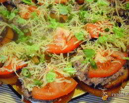 Бутерброды с сардинами Праздничные