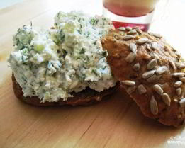 Бутерброды с творожным сыром