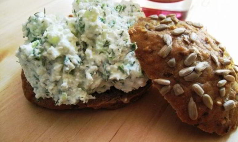 Рецепт бутербродов с творожным сыром