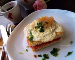 Французкий бутерброд Крок-мадам