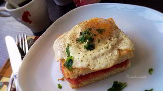 Французкий бутерброд Крок-мадам