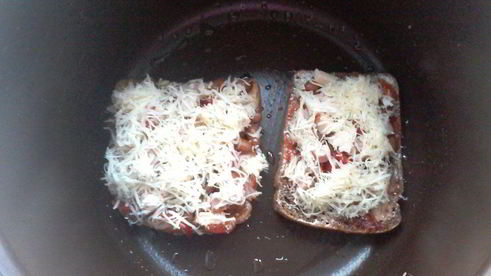 горячие бутерброды с фасолью