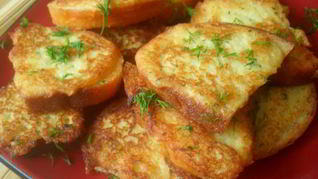 Горячие бутерброды с картофелем