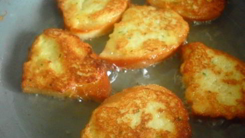 горячие бутерброды с картофелем