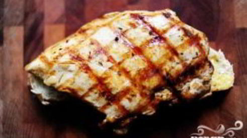 горячие бутерброды с курицей и абрикосовым соусом