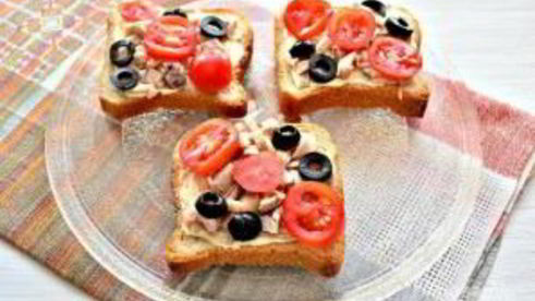 горячие бутерброды с курицей и сыром