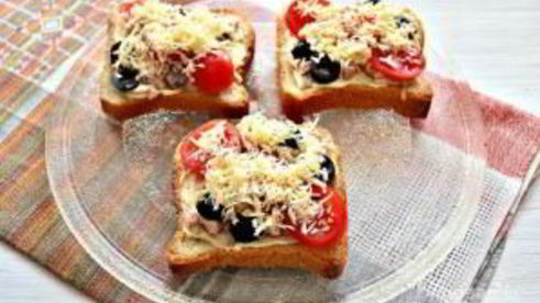 горячие бутерброды с курицей и сыром