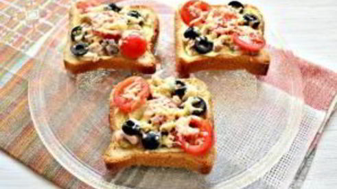 горячие бутерброды с курицей и сыром