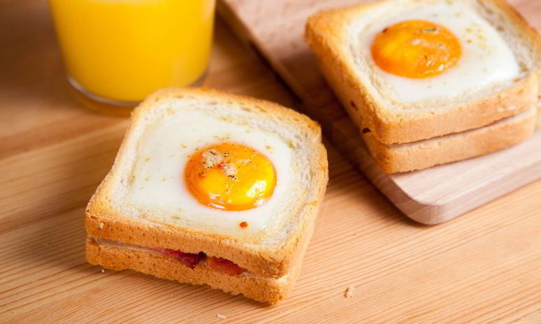 Рецепт горячих бутербродов с окороком