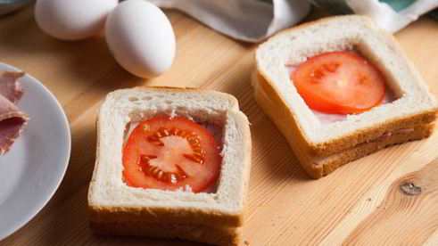 горячие бутерброды с окороком