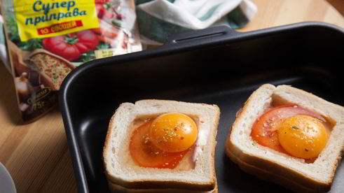 горячие бутерброды с окороком