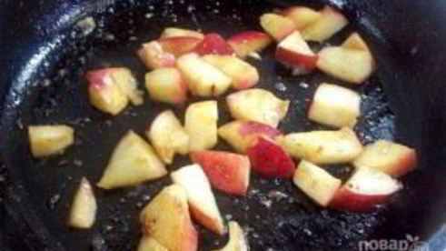 горячие бутерброды с яблоками и сыром