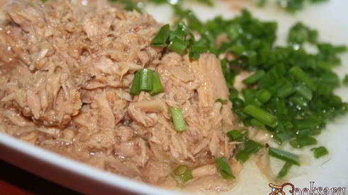 картофельные бутерброды с тунцом к завтраку