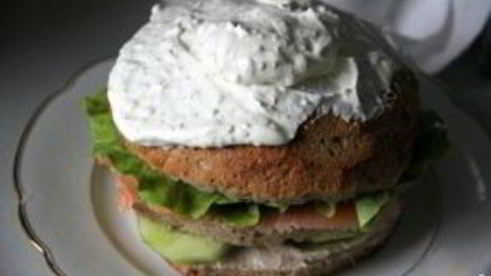 шведский бутербродный торт