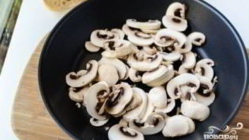 запеченные бутерброды с грибами