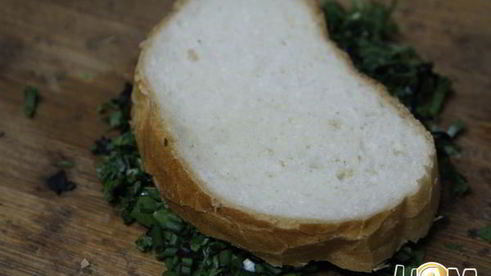 зеленые бутерброды