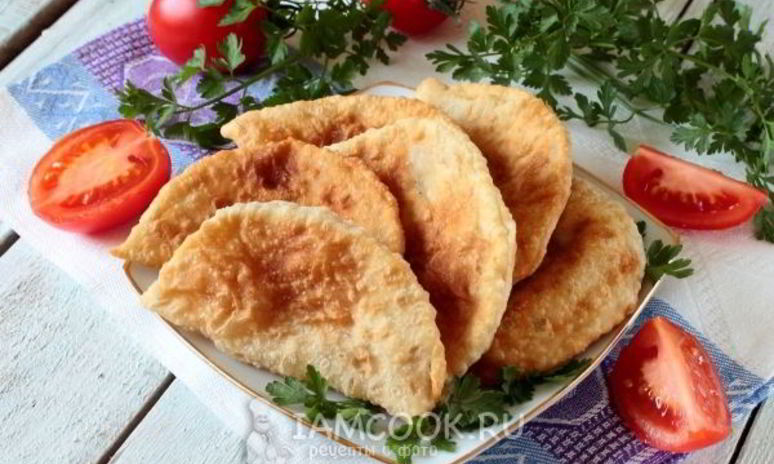 Рецепт чебуреков с капустой
