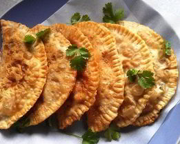 Крымские чебуреки с мясом и луком