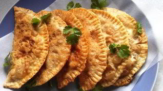 Крымские чебуреки с мясом и луком
