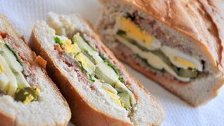 Фаршированный батон