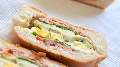 фаршированный батон