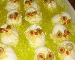 Фаршированные яйца-цыплята