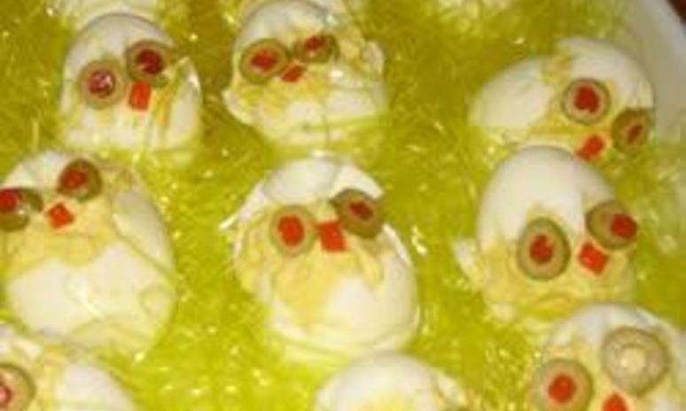 Рецепт фаршированных яиц-цыплят