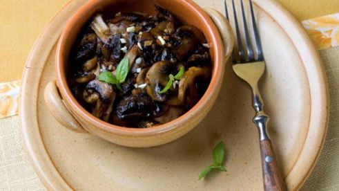 горячая закуска с грибами