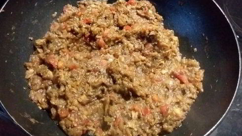 байнган бхарта — баклажанная икра по-индийски