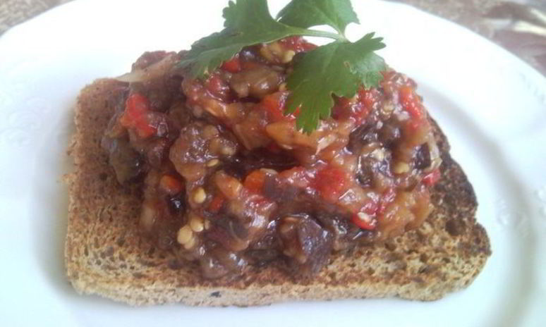 Рецепт баклажанной икры из запеченных овощей