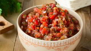 Баклажанная икра с чесноком