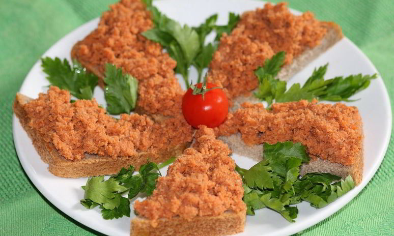 Рецепт икры из манки