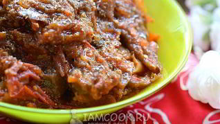 Икра из замороженных овощей