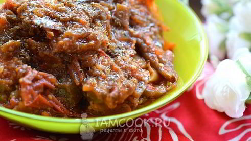 икра из замороженных овощей