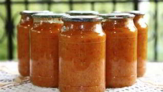 Икра кабачковая с помидорами