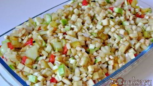 икра овощная в духовке