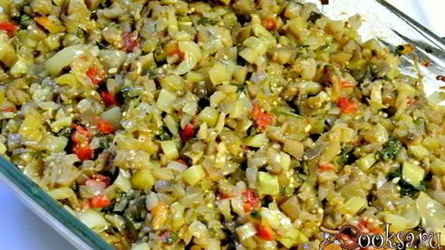 икра овощная в духовке