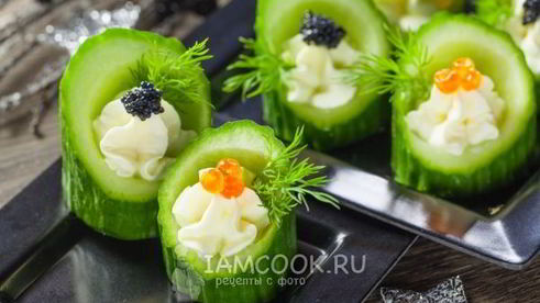 икра с огурцами