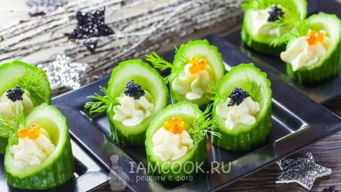 икра с огурцами